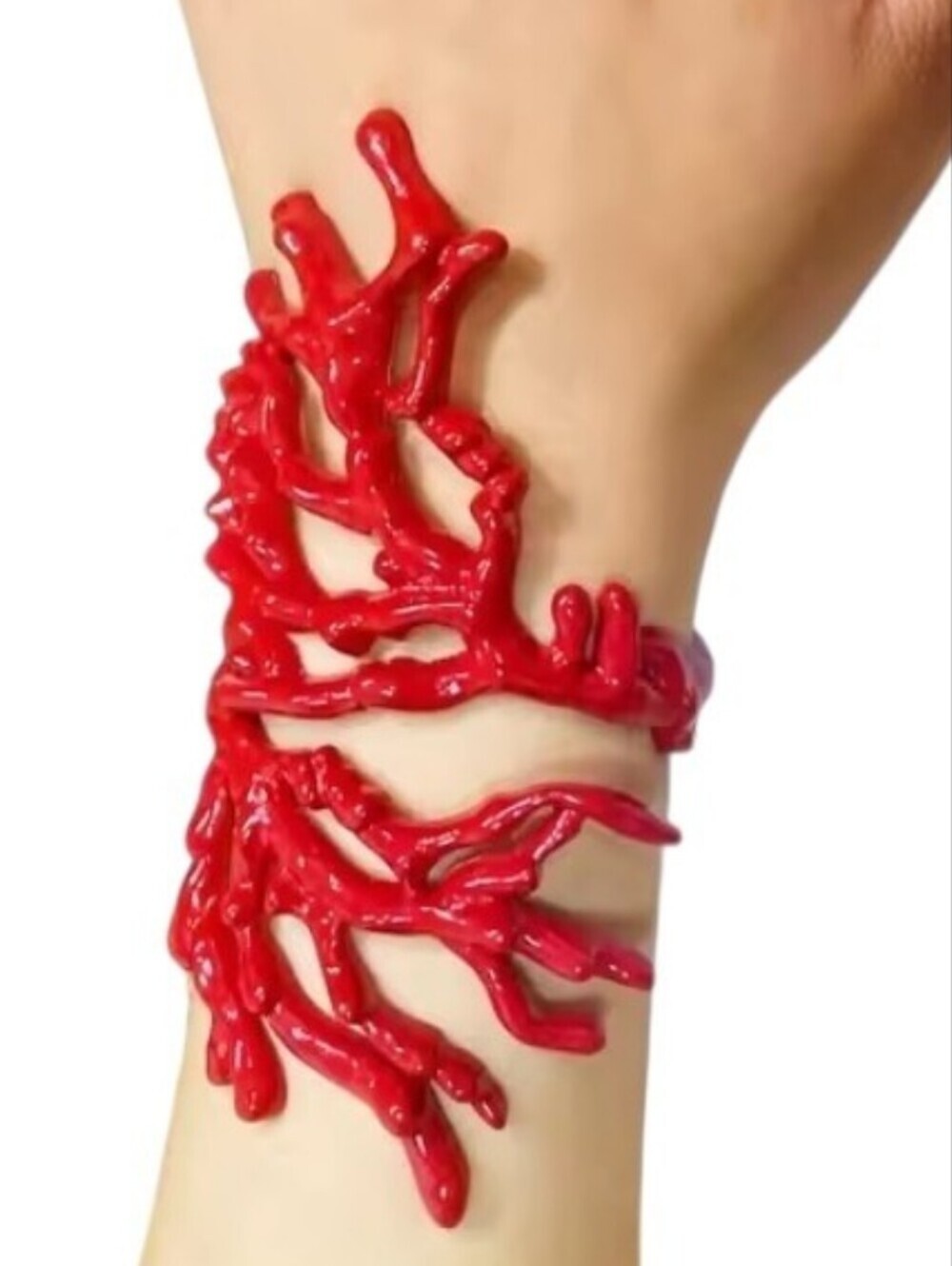 New! ZARA Red Coral Bracelet | (1030) NWOT